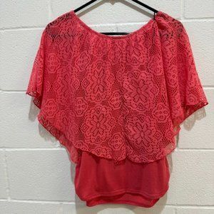 carol rose pink blouse